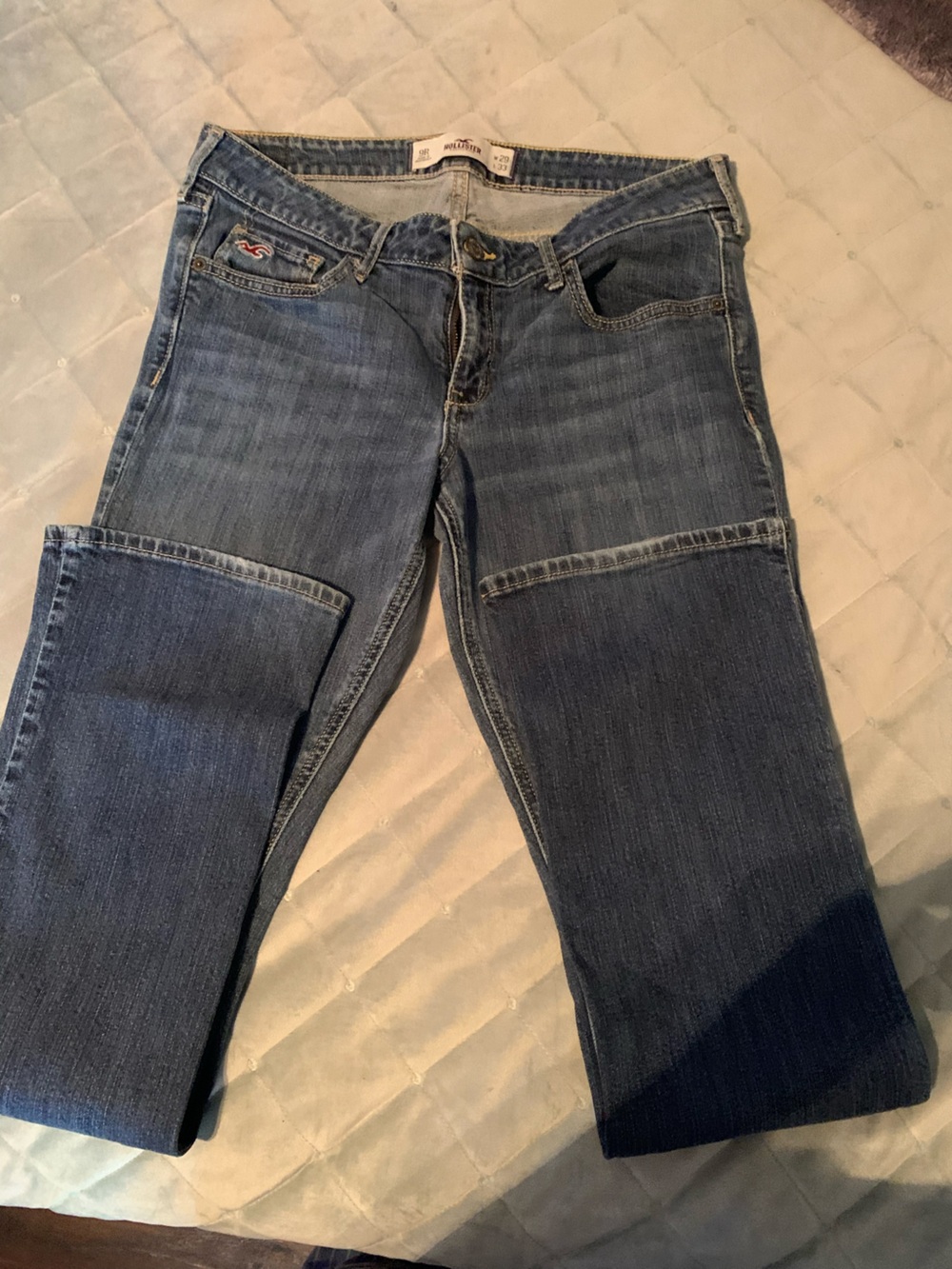 Hollister Blue Bootcut Jeans